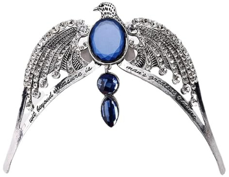 Haarbänder für Mädchen, Ravenclaw, Tiara, Kristall, Krone, Horkrux, Cosplay, Prop