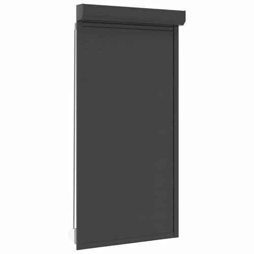 Genérico Tapparella Avvolgibile in Alluminio 110x220 cm Antracite,Antracite,12.3kg,144983