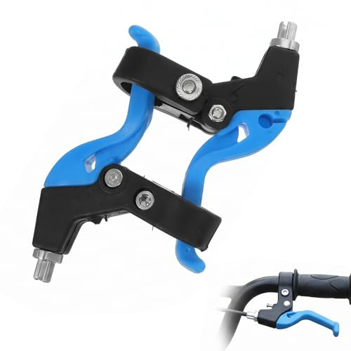 Leva Freno Bici per Bambini Universale, Freni Bicicletta Nero e Blu, Ricambi Bicicletta per Sistema Frenante Sicuro, Accessori per Bici Bimbo e Bimba