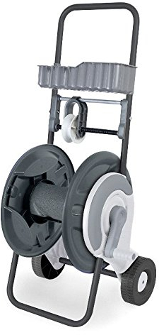 REHAU Schlauchwagen Gartenschlauchwagen Schlauchabroller KS Comfort, Kunststoff grau