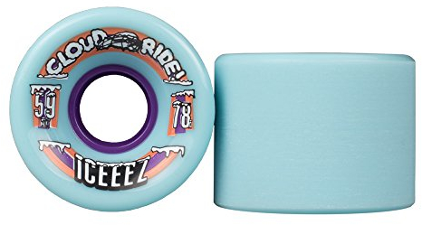 Cloud Ride!. Rollen iceeez 59 mm 78 A Longboard Wheels, Hellblau