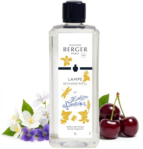 MAISON BERGER Lampe Berger Nachfüllung Lolita Lempicka, 1 L | Nachfüllung Lolita Lempicka 1 L für Lampe Berger Katalyse-Duftlampe, ca. 160 h Duft, hilft Gerüche zu neutralisieren