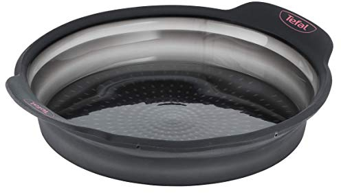 Tefal Crispybake Moule à manqué silicone rétractable J4170614, Noir, 24 cm