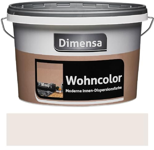 Dimensa Wohncolor bunte Wandfarbe creme-weiß 2,5 Liter