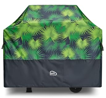 Storm Skin Heavy-Duty Waterproof BBQ Cover (Medium Gas Barbecue) - Palm
