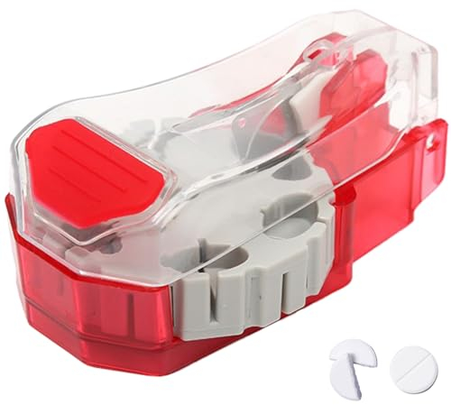 Divisor de píldoras, cortadores de pastillas para pastillas pequeñas o grandes, cortador de tableta, cortado en un divisor de píldora media corta hasta 14 píldoras o vitaminas de forma diferente con