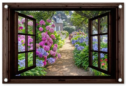 MuchoWow© Decoracion Pared Exterior Posters Decorativos Jardin Terraza