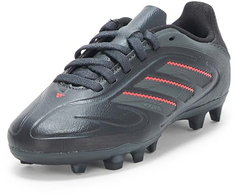adidas Sneaker Copa Pure 3 Club Firm Multi Ground per bambini, Nero/Carbonio/Rosso Lucido, 30 EU