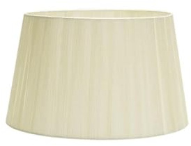 Abat-jour Laura E27 beige 30dx22dx17h conique ouvert