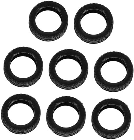 ifundom 8pcs Toy Car Accessories Rc Cars Wheel Tire Skin Toy Wheel Replacements for Boys and Girls Rim Protectors for Rc Tire Rim Accessories for Boys and Girls Vehicle