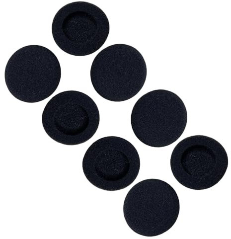 PMTFUMY 8 PCS Headphone Earpads, Replacement Foam Sponge Covers, Ear Pads for Most Standard Size Office Headsets
