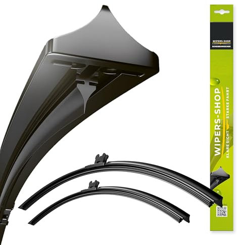 Scheibenwischer kompatibel mit FIAT 500L Bj. 09/12- | Basic Action Ersatz-Scheibenwischer für Frontscheibe | Länge: 650/380mm | Hochwertige Wischblätter für klare Sicht