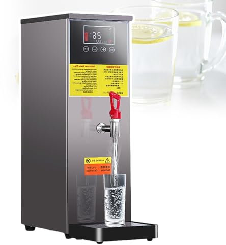 Hervidor De Agua Automático, Hervidor De Agua Con Pantalla Lcd, Revestimiento De Acero Inoxidable, Control De Temperatura De 40 A 100 °C, Para Café, Té, Leche Y Bebidas Calientes,Black-25l