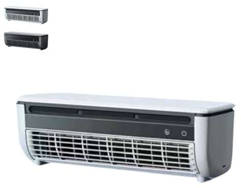 2025 New Wireless Wall-Mounted Air Conditioner Fan – No Drilling, Portable Mini Cooling Unit for Kitchen & Bedroom, 10s Instant Chill (white)
