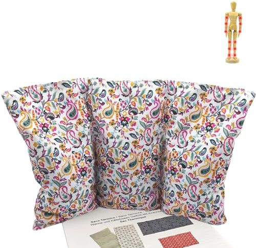 Saco Semillas Microondas Dreams M - Saco termico - bolsa calor microondas - saquito relleno con huesos de cereza - bolsa de calor - tela 100% algodón - 26x16cm