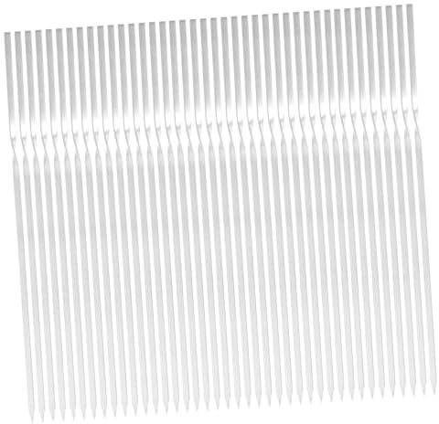 BCOATH Set de Brochettes Inox Durables avec Protection Thermique pour Barbecue Résistants et Réutilisables pour Viande et Légumes