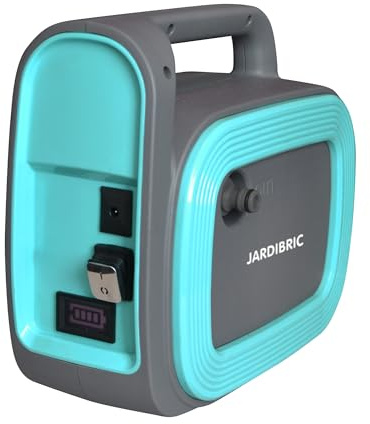 Jardibric – Bomba de agua de lluvia – 12 V – Bomba de riego – Tanque 660 L/h recargable