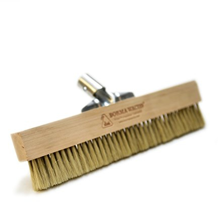 Fußbodenstreichbürste für Terrassendielen – Perfekt für Holzpflege und Schutz, Breite Arbeitsfläche, Ideal für Öle & Lasuren (380mm)