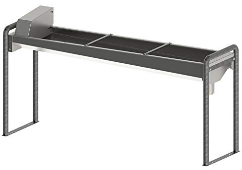 Kerbl Edelstahl-Trogtränke 190cm mit Bodengestell