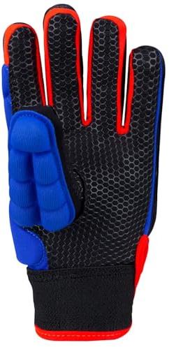 International Pro Gant de hockey pour main gauche Bleu/rouge Taille XXS