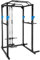 tectake® Kraftstation, mit Latzugmaschine, Fitnessstation, Power Rack, Power Cage, Klimmzugstange, Kraftraining, Home Gym, Trainingsgerät, Fitnesssgerät - schwarz/blau