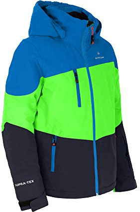 Bergson Volker neo | Kinder Skijacke - Premium Kinder-Skijacke (20.000 mm), Extra warm wattiert & wasserdicht, Höchste Atmungsaktivität (20.000 g), Winddicht & robust, Mit Schneefang & Skipasstasche,