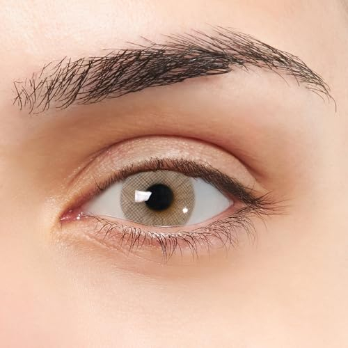 Lentillas de Contacto Color Gris Suave Duración 1 Año + Kit de Accesorios Color Perla VIP (2 Piezas) Sin Aro de Definición