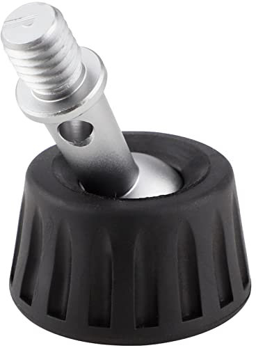 Patas de trípode antideslizantes con anillo de hierro de refuerzo y tornillo de 3/8 pulgadas, para trípode con agujeros de tornillo de 3/8 pulgadas (3 piezas)