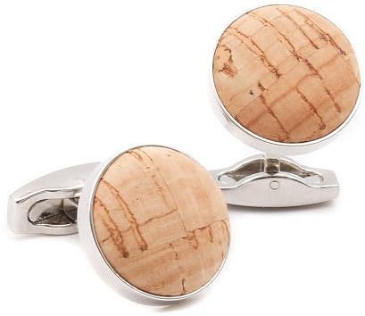Hemdmanschettenknöpfe Herren aus Naturkork. Originelle, exklusive und elegante Manschettenknöpfe für Männer. Hochzeit Manschettenknöpfe, Perfektes Geschenk für Valentinstag, Trauzeugen.