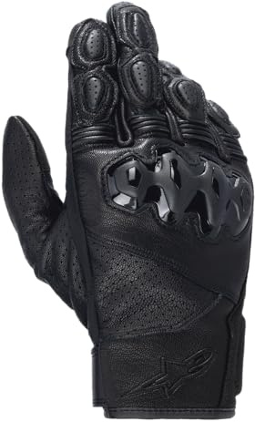 Alpinestars Celer V3 Handschuh – Leder – Touchscreen-fähig – Schwarz