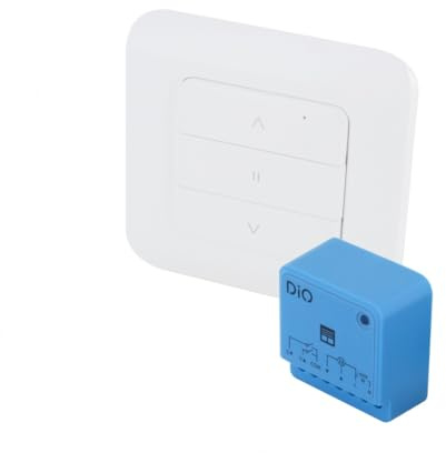 Kit Interrupteur sans Fil pour volet + Module pour volet Roulant DIO (433 MHz/Zigbee/BLE)