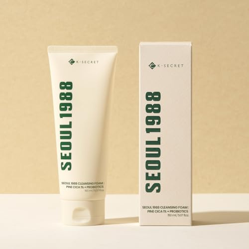 K-SECRET - KSECRET SEOUL 1988 Cleansing Foam: Cica de Pine 1% + Probiotics, 150 ml / 5.07 fl.oz.