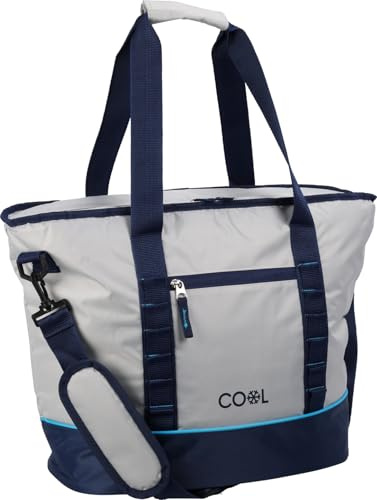 Galvog® Cool Bag 25L Portable Waterproof Reusable Lunch Bag for Leakproof Food and Beverage Insulated Storage - Foldable Cooler Bag for Camping Picnic Hiking Outdoor Trips
