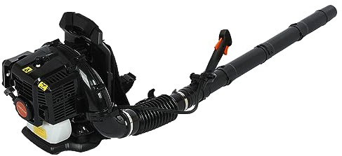 Souffleur de feuilles à gaz 52 CC pour sac à dos, 550 CFM, puissance et design ergonomique, entretien professionnel de la pelouse, souffleur à gaz pour déneigement pour propriétaires et paysagistes