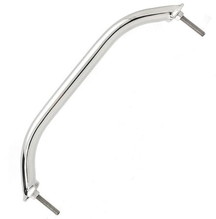 POABCVYD Asidero para barco, Barra de agarre for puerta de barco marino de 12 pulgadas, pasamanos ovalado de acero inoxidable for escotilla de cubierta,Pasamanos marinos