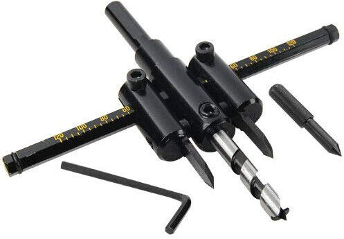 DOBO Kit Fresa Circolare Circolare Regolabile per Trapano