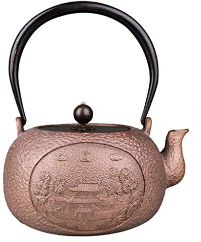 FLBT 1.2L Bouilloire Cuivre Pot Bouilloire Électrique Rétro en Cuivre Bouillant Théière Maison Théière Needed