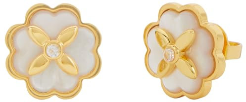 Kate Spade New York Heritage Bloom Studs (Cream/Gold)