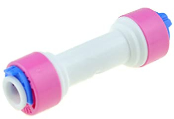 1 pc RO coude d'eau Droit clapet Anti-Retour raccord Rapide raccord 1/4 3/8 Tuyau 1/8 mâle système d'osmose Inverse connecteur de Tuyau en Plastique (Color : L Type Plug to Hose)