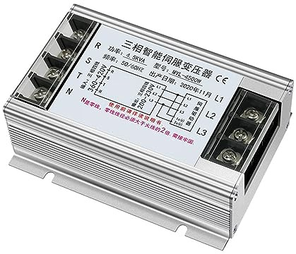 Transformador de aislamiento servo electrónico inteligente trifásico, transformador 4.5KVA380 4500W