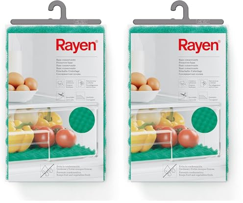 Rayen Tapis Anti-Moisissure, Vert, 47 x 30 cm (Lot de 2)