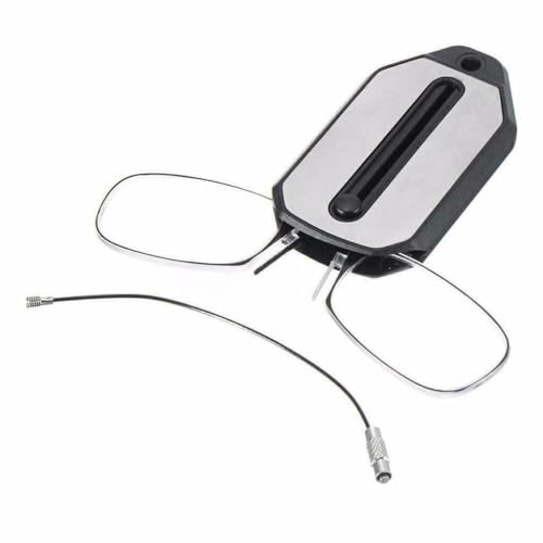 MoguGo Lesebrillen als Schlüsselanhänger, Schlüsselbund Klappbar Unisex Mini Nasen Clip Lesebrille mit Etu (Stärke 2,00)