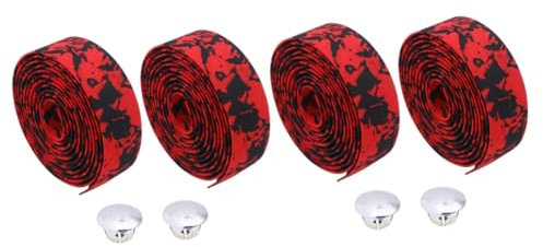 Toddmomy 2 Paar fahrradgriff handgriffe fahrrad fahrradaccessoires bike accessories bicycle accessories bike fitting griffband fahrrad Zubehör Gürtel Verstreute Perlen Lenker Schleife
