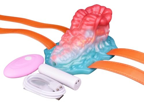 LZYLWC Vibration für Frauen G-Punkt und Klitoris Sexspielzeug für Damen Klitoris Reibungs Silikon Massagekissen Wasserdichtes Masturbations Orgasmus Silikon Pad