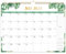 2026 Calendar - Calendar 2026 UK from Jan. 2026 - Dec. 2026, 37.6 x 29 cm, Large Ruled Blocks Perfect for Planning and Organizing, Green Leaf