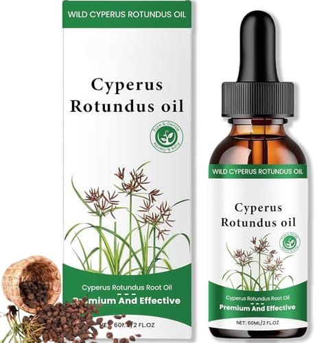Cyperus Rotundus Oil for Hair Removal, Shaving Oil Women, Natural Hair Inhibitor to Improve Body Fuzz Growth, Moisturizing & Soothing - 60ML