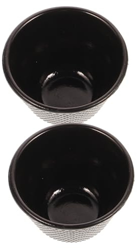 INOOMP 2 pièces Tasses à Thé Fonte Rétro Service à Thé Kung Fu Créatif Matériau Sûr et Design Classique pour Amateurs de