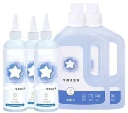 Solución limpiadora de cristales (2690 ml), compatible con ECOVACS Winbot W2SPRO/W1S/W1 Pro/W2 Omni/W2 PRO Omni