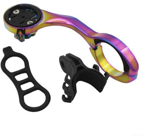 Lightweight Bike Computer Mount for Garmin For Wahoo For Bryton Secure and Simple Installation for 31 8mm Handlebars (For WAHOO)