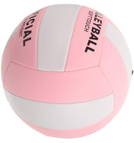 YARNOW Ballon de Volley-Ball Gonflable Souple Taille 5 en Cuir PU pour Entraînement en Salle et Compétitions Officielles d'Examen de Volley-Ball Intérieur